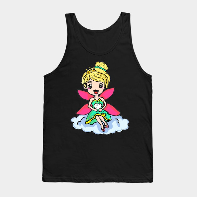 Mardi Gras Tooth Fairy Costume Original Gift Tank Top by KK-Royal